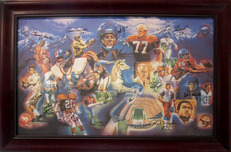 Sports Memorabilia Sports Memorabilia Ring of Fame (Canvas)